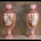 Front side of vase