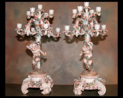 Pair of 19th Century Candelabra