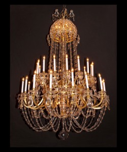 Louis XVI Two Tiered Bronze Chandelier Louis XVI Two Tiered Bronze Chandelier