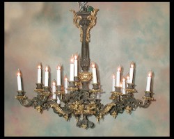 19th Century Restauration Chandelier