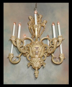 Louis XIV Bronze Chandelier Louis XIV Bronze Chandelier