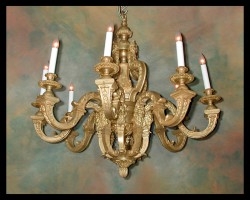 Louis XIV Bronze d'ore Chandelier Louis XIV Bronze d'ore Chandelier
