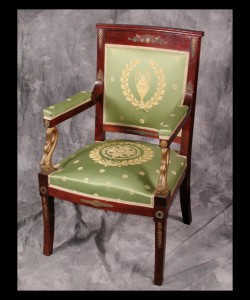 Pair of French Empire Armchairs Pair of French Empire Armchairs