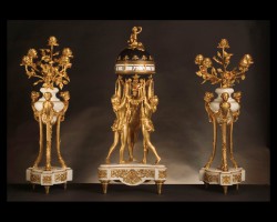 Napoleon III Clock Set Napoleon III Clock Set