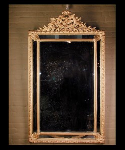 Louis XVI Gold Leaf Mirror Louis XVI Gold Leaf Mirror