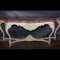 Painted Regence console with marble top