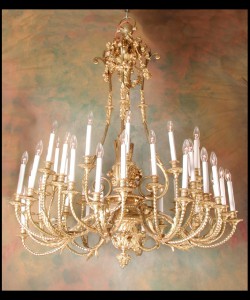 Napoleon III Ormolu Chandelier Napoleon III Ormolu Chandelier