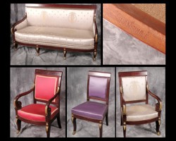 Second Empire Salon Set - Six Armchairs - Four Side Chairs - One Sofa Second Empire Salon Set - Six Armchairs - Four Side Chairs - One Sofa