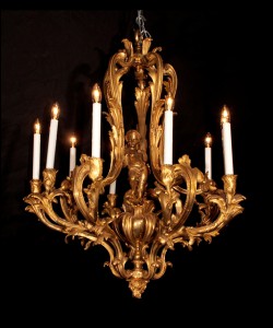 Napoleon III Bronze d'ore Chandelier Napoleon III Bronze d'ore Chandelier