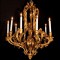 Napoleon III Bronze d'ore Chandelier