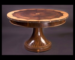 19th Century Biedermeir Pedestal Table 19th Century Biedermeir Pedestal Table