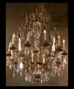 Napoleon III Rock Crystal Chandelier Napoleon III Rock Crystal Chandelier