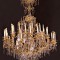 Napoleon III Gilt Bronze & Baccarat Chandelier