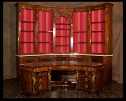 Curved Empire Desk & Bookcase Curved Empire Desk & Bookcase