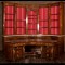 Curved Empire Desk & Bookcase