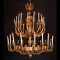 Italian Empire Two Tiered Chandelier