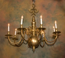 Brass Flemish Chandelier Brass Flemish Chandelier