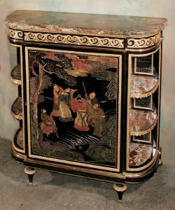 Pair of Napoleon III Chinoiserie Cabinets Pair of Napoleon III Chinoiserie Cabinets