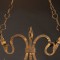 Mythical Phoenix Gilded Iron Chandelier