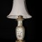 Rose Medallion Baluster Shaped Lamps (back)