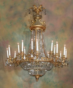 Spanish bronze chandelier Spanish bronze chandelier