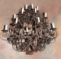 Wrought Iron Chandelier Wrought Iron Chandelier